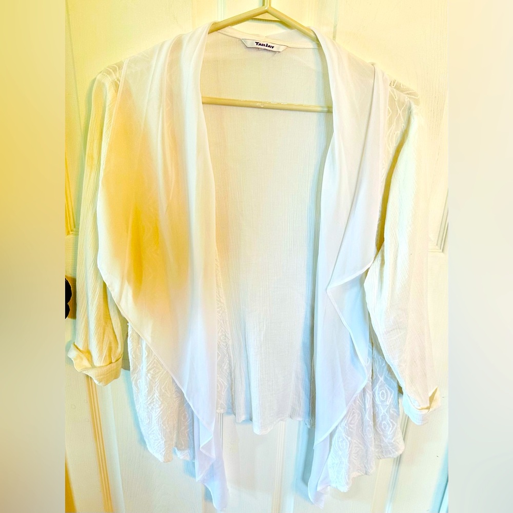 👚🔥3 for $30🔥🤍TanJay Blouse/Cover-Up🤍👚